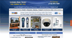 Desktop Screenshot of leetronicstheater.com